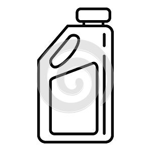 Liquid bleach icon, outline style