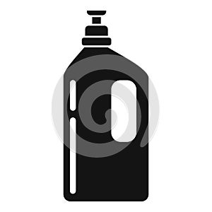 Liquid bleach icon, simple style