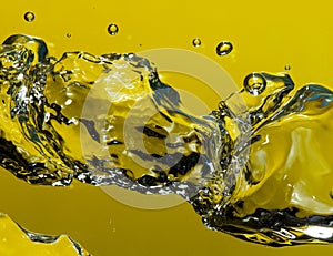 Liquid bubble background