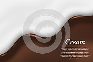 liquid chocolate background