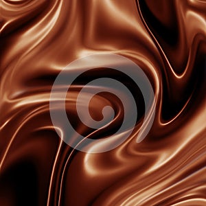 Liquid chocolate background