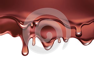 Liquid chocolate background