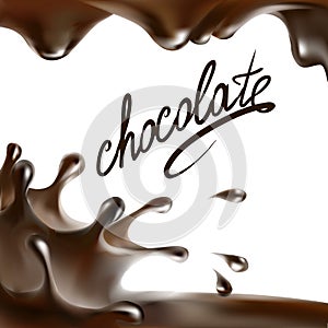 Líquido o cacao ilustraciones 