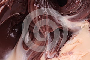 Liquid chocolate cream