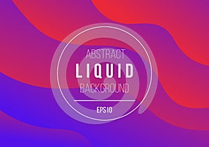 Liquid color background design with fluid flow gradient wavy. Creative geometric wallpaper. Futuristic design template landing