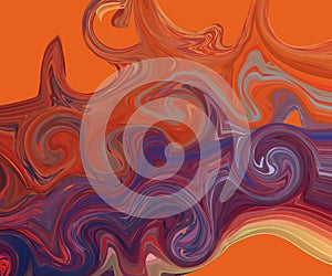 Liquid color background design. Fluid gradient shapes composition. Futuristic design posters.