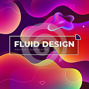 Liquid color background design. Fluid gradient shapes composition. Futuristic design posters. Eps10 vector.