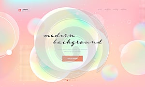 Liquid color background design. Fluid gradient shapes composition. Futuristic design posters. Eps10 vector.