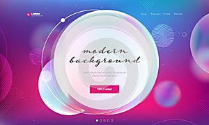 Liquid color background design. Fluid gradient shapes composition. Futuristic design posters. Eps10 vector.