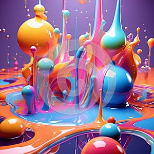 Liquid Dreams Immerse your Chrome in a realm of abstract liquid