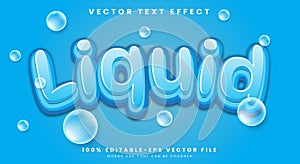 Liquid editable text effect Template