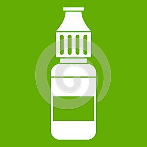 Liquid for electronic cigarettes icon green