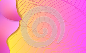 Liquid elements, mixed color plastic shapes or organic bubbles