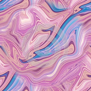 Liquid and fluid marble texture, seamless pattern, colourful pastel paint, mix colors, abstract background