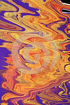 Liquid glittering paints