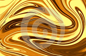 Liquid gold. Abstract metallic background. Shiny silk texture for website design, phone wallpaper