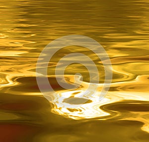 Liquid gold background