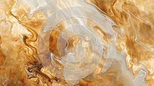 Liquid Gold Marbling Texture