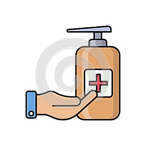 Liquid vector colour line  icon