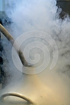 Liquid nitrogen refill