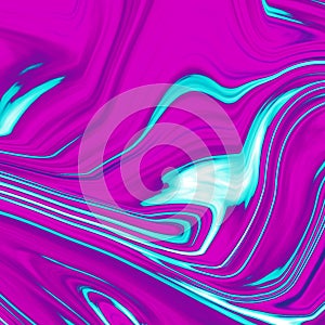 Liquid Saber Punk Neon Abstract Marble Texture