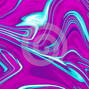 Liquid Saber Punk Neon Abstract Marble Texture