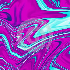 Liquid Saber Punk Neon Abstract Marble Texture