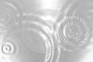 Liquid silver rippled background. Metal texture. 3d illustration