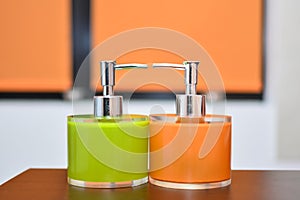Liquid soap dispensers