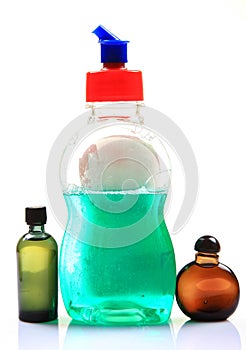 Liquid soap and oils