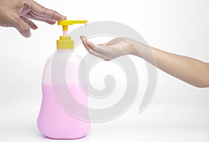 Liquid soap pump dispenser .