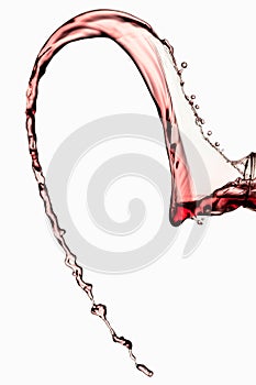 Liquid Spilling from Wine Glass