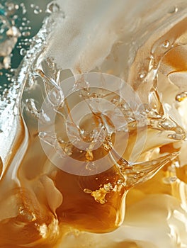 Liquid Substance Close Up