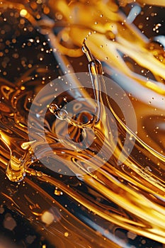 Liquid Substance Close Up