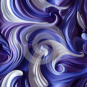 Liquid texture purple and white swirls background (tiled)