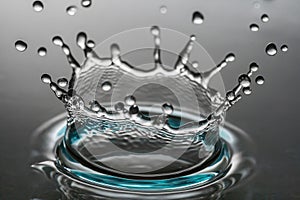 Liquid water splash