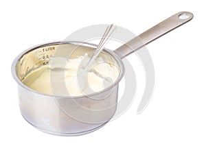 Liquid white chocolate