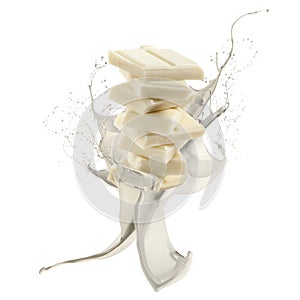 Liquid white chocolate