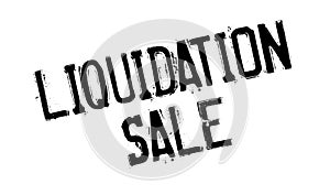 Liquidation Sale rubber stamp