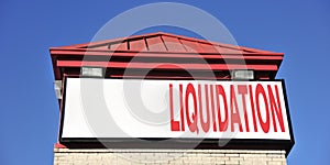Liquidation Sale Sign