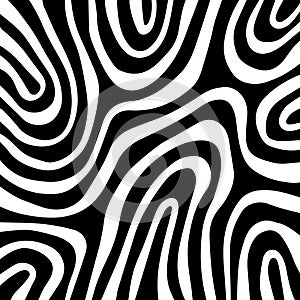 Liquify effect background with black and white colors