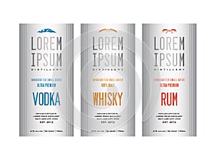 Liquor bottle label designs photo