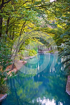 Liria San Vicente de Lliria river lake in Valencia