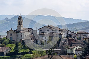 Lirio, village in the Oltrepo Pavese, italy photo
