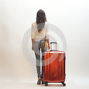 Lisa With Suitcase: A Symbol Of American Consumer Culture