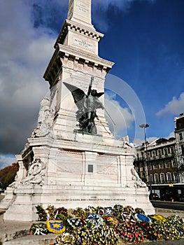 LISBOA-restauradores monument-portugal photo