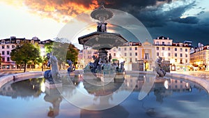 Lisboa - Rossio square, Portugal photo