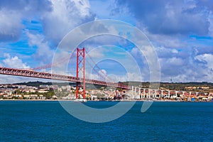 Lisbon and 25th of April Bridge - Portugal