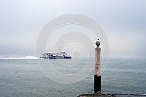 Lisbon Almada ferry boat