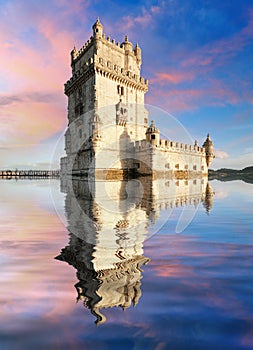 Lisbon, Belem Tower - Tagus River, Portugal photo